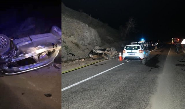 Erzurum’da feci kaza