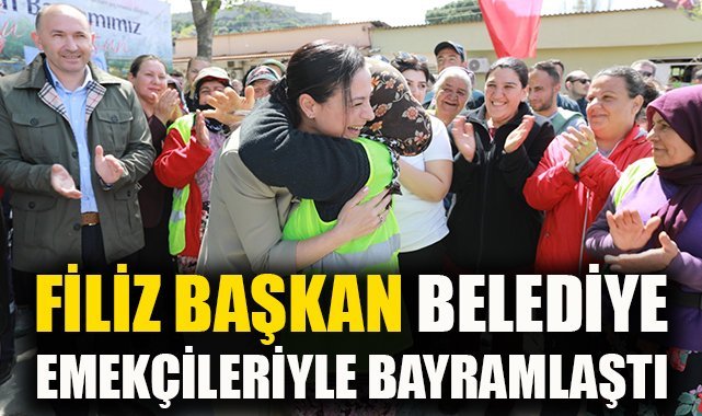 Filiz Başkan belediye emekçileriyle bayramlaştı