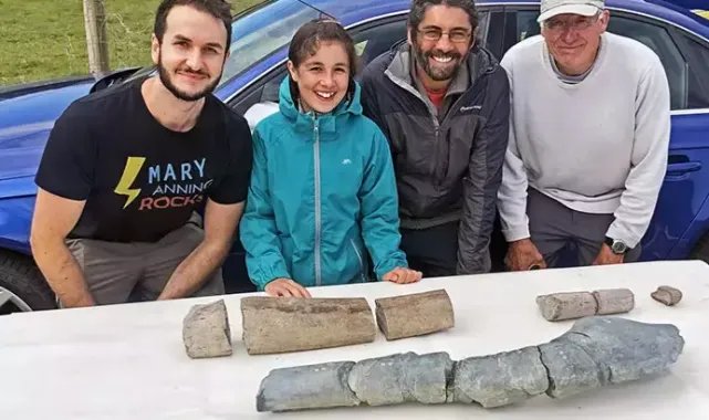 İngiliz kızın bulduğu fosilin, 202 milyon yaşında olduğu açıklandı
