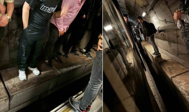 İstanbul’da metro arızalandı yolcular tünelde yürüdü