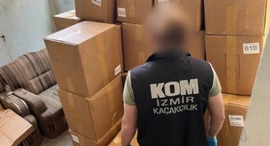 İzmir’de 15 milyon TL’lik tütün kaçakçılığı operasyonu: 19 gözaltı