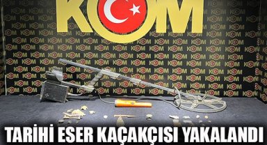 İzmir'de tarihi eser kaçakçısı yakalandı