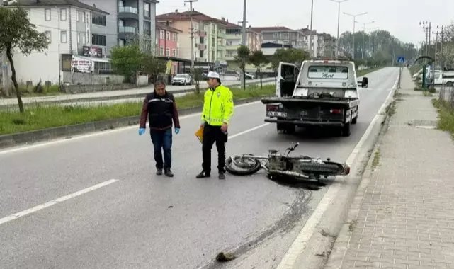 Kaldırıma çarpıp 150 metre sürüklenen motosikletin sürücüsü öldü