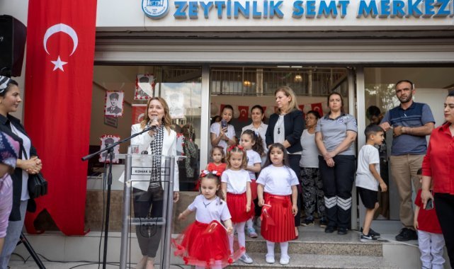 Konak'ta 23 Nisan coşkusu erken başladı