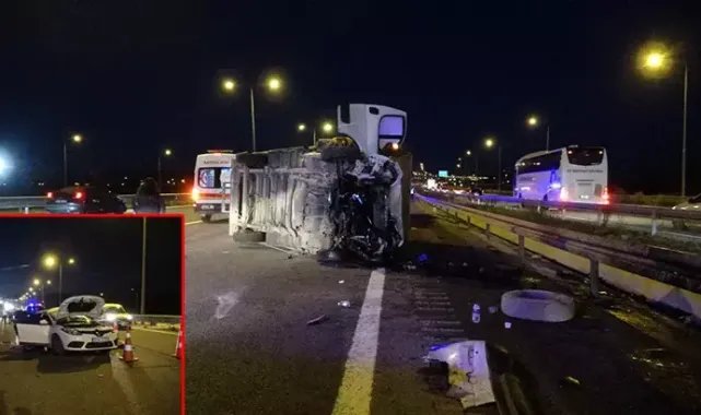 Kuzey Marmara Otoyolu'nda kaza: 2 ölü, 4 yaralı