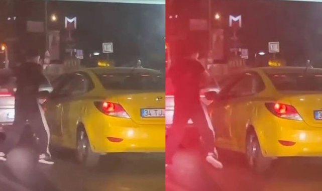 Pendik’te taksiciye sopa ile saldırdılar