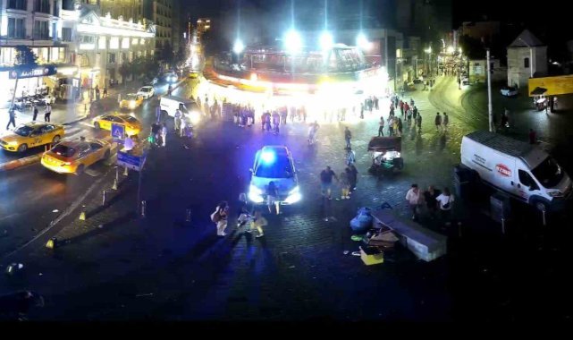 Taksim Meydanı’nda geçtiğimiz yaz meydana gelen olayın görüntüleri ortaya çıktı