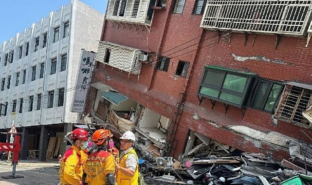 Tayvan'da 7.2 büyüklüğünde deprem