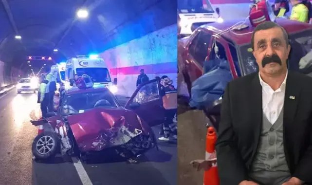 Zigana Tüneli’nde duvara çarpan otomobilin sürücüsü öldü
