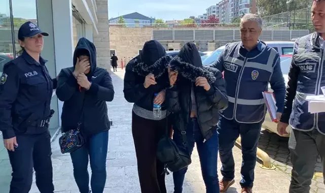 3 kız kardeşe hırsızlıktan gözaltı