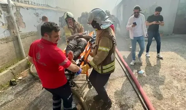 Avcılar’da mobilya fabrikasındaki yangın: Yaralanan işçi kurtarılamadı