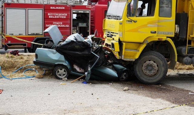 Balıkesir- İzmir yolunda trafik kazası
