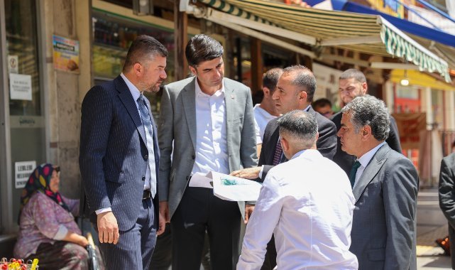 Başkan Görkem Duman İZSU yetkilileri ile sahada