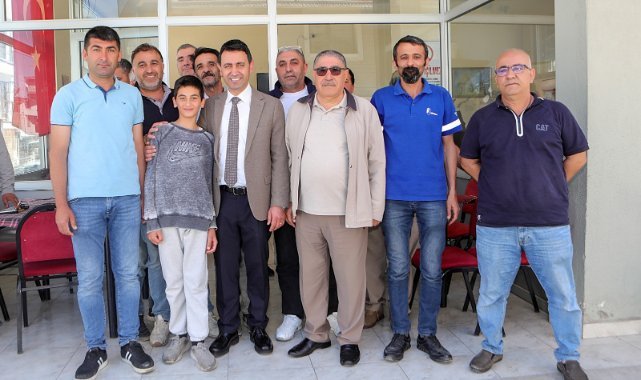 Başkan Önal, sahaya indi