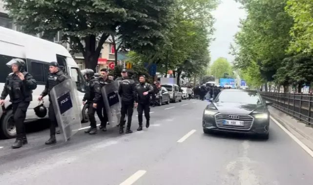 Beşiktaş'taki gruba polis müdahalesi