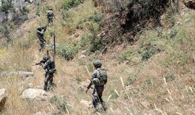 Bozdoğan-37 operasyonlarında teröristlere ait 92 mağara, sığınak ve barınma alanı imha edildi