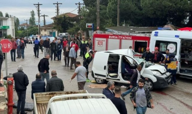 Bursa’da korkunç kaza