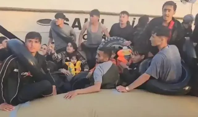 Çanakkale'de 7'si çocuk, 42 kaçak göçmen yakalandı