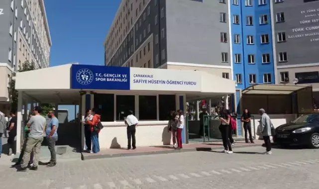 Çanakkale'de kız öğrenci yurdunda yangın