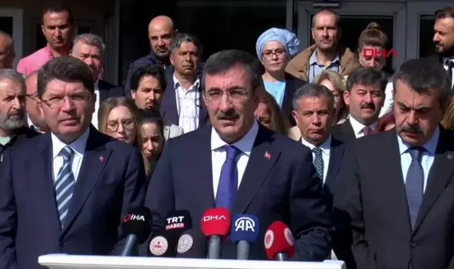 Cumhurbaşkanı Yardımcısı Yılmaz ve bakanlardan eğitimcilere şiddete tepki