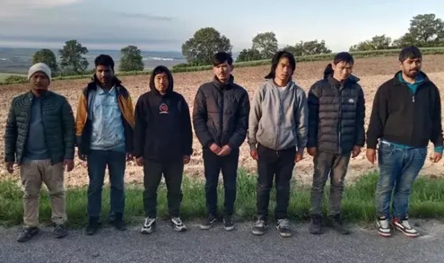 Edirne'de 13 kaçak göçmen yakalandı