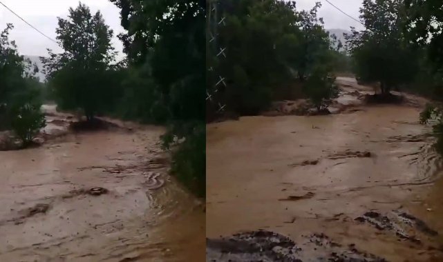Elazığ’da sağanak yağış etkili oldu
