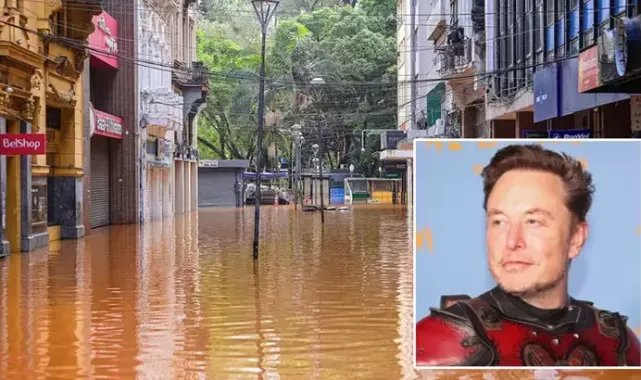 Elon Musk, sel felaketinden etkilenen Brezilya’ya 1000 adet internet anteni bağışladı