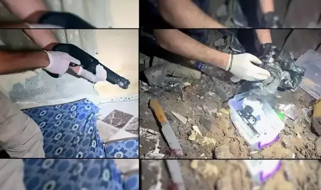 Evinde 2, bahçesinde gömülü 2 silah bulundu; 'İçki içmeye gelenler koymuş olabilir' dedi