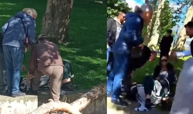 Gezi Parkı’nda akıl almaz olay: Başına ağaç dalı düşen kadın yaralandı