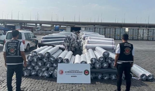 Gümrük muhafaza ekipleri Mersin ve Kocaeli’de rekor yakalamalara imza attı