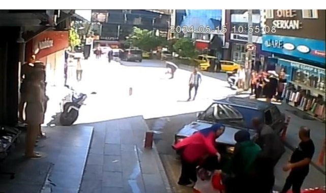 Isparta’da otomobil önce bisikletliye ardından yayaya çarptı