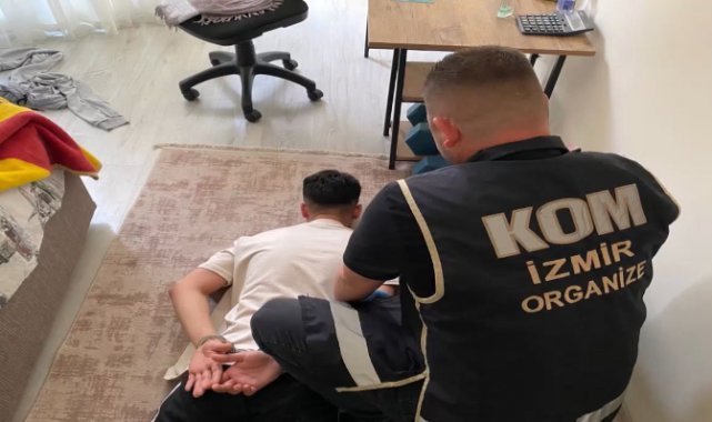 İzmir'de 'Kertenkeleler Operasyonu'nda suç örgütü çökertildi; 9 gözaltı