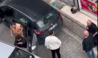 Kaçırılıp önce dövüldü sonra gasbedildi