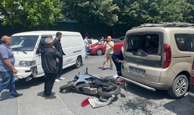 Kağıthane’de ilginç kaza