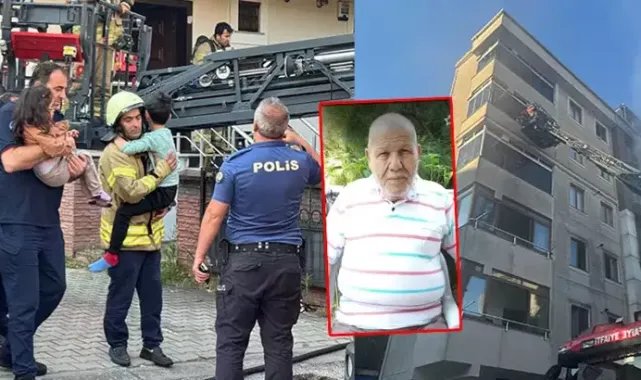 Kartal'da 6 katlı binada yangın: 1 ölü