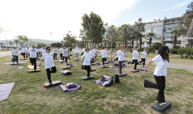 Konak'ta açık havada spor keyfi başlıyor