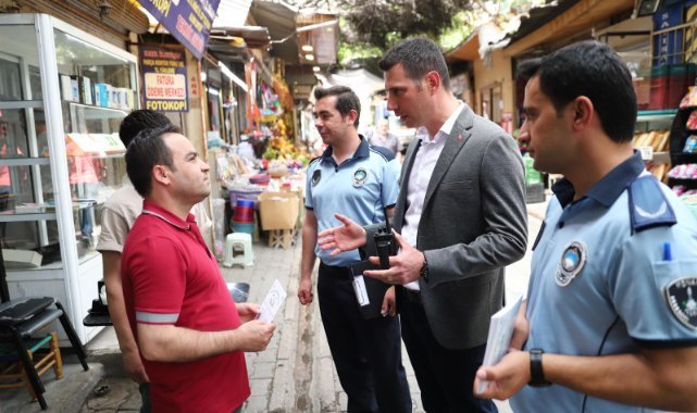 Konak’ta işyerlerine hem denetim hem bilgilendirme