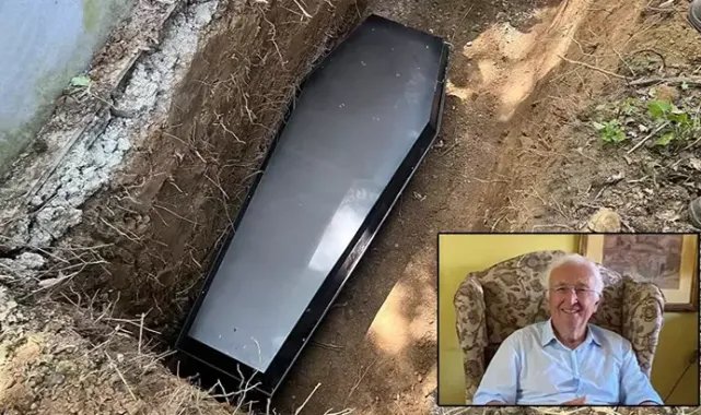Korhan Berzeg'in kafatası ve kemikleri tabutla mezara koyuldu
