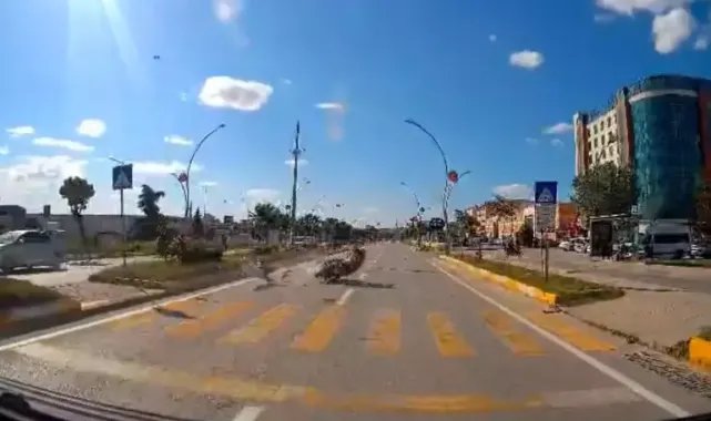 Motosikletin yaya geçidinde çarptığı kadın öldü, sürücü ağır yaralı