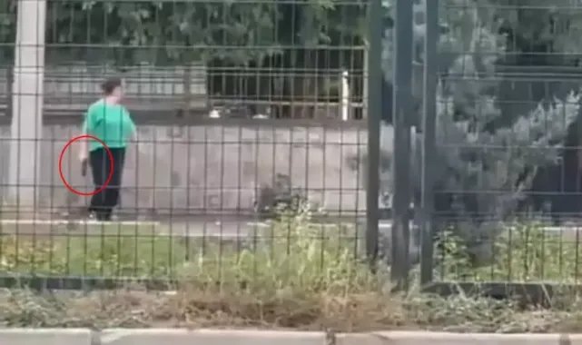 Okuldan atılan kız öğrenci silahla okulun kapısına gelip havaya ateş açtı; gözaltına alındı