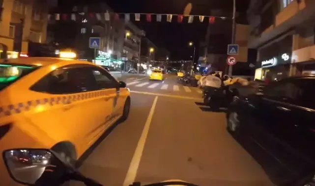 Sosyal medyada takipçi uğruna motosikletini yayaların üzerine sürerek dalga geçti