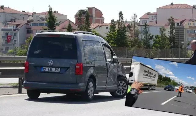 TEM Otoyolu’nda kaza: 2 yaralı