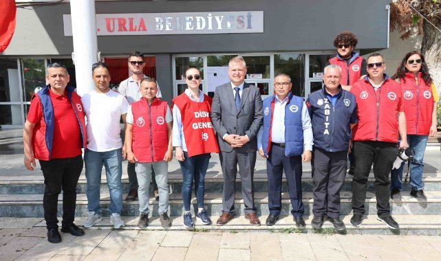 Urla'da 4 yıl sonra coşkulu 1 Mayıs kutlaması