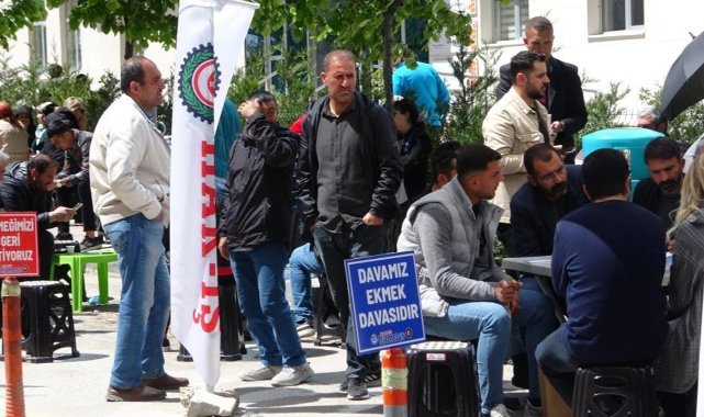 Van’daki işçilerin protestoları 9’uncu gününde
