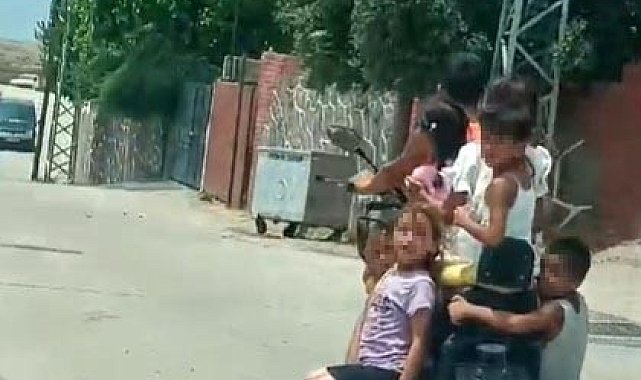 8 çocuk elektrikli motosikletle firarda