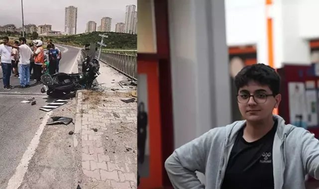 Avcılar'da babasının hediye ettiği motosikletle kaza yapan 16 yaşındaki lise öğrencisi öldü