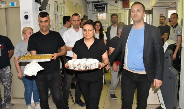 Başkan Eşki’den tatlı teşekkür