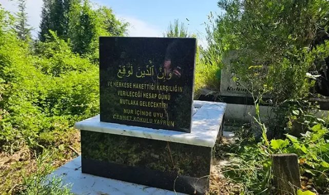 Cinsel istismardan ölen Nisanur bebeğin mezarını soruşturmayı yürüten komiser yaptırmış: Nur içinde uyu cennet kokulu yavrum