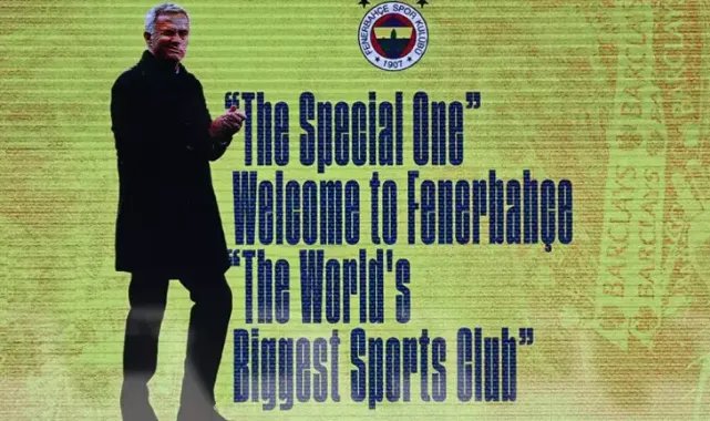 Fenerbahçe’de teknik direktör Jose Mourinho için imza töreni düzenlendi