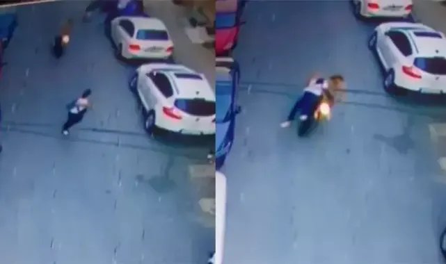 Gaziosmanpaşa'da motosikletli yayaya çarpıp kaçtı